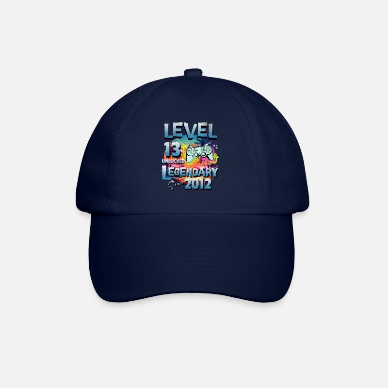 Level 13 Freigeschaltet seit 1982 Geburtstag - Baseballkappe - Blau/Blau