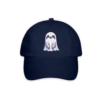 Cute Halloween Sloth Ghost Ghosts Cartoon Spu - Baseball Cap - blue/blue - Front