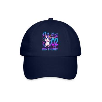 2ème anniversaire licorne C’est mon 2ème anniversaire - Casquette classique - bleu/bleu - Devant