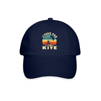 Je Peux Pas J'ai Kite Cadeau Humour - Casquette classique - bleu/bleu - Devant