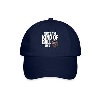 Pill Bug That ́s the kind of ball I like Insect - Baseball Cap - blue/blue - Front