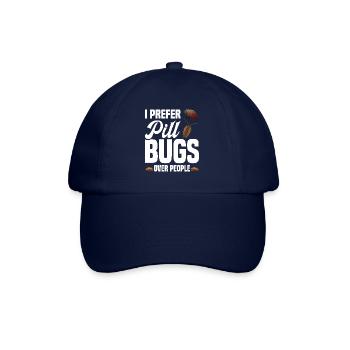 Propriétaire de la punaise Serviteur personnel ne caresse pas Rollie - Casquette classique - bleu/bleu - Devant