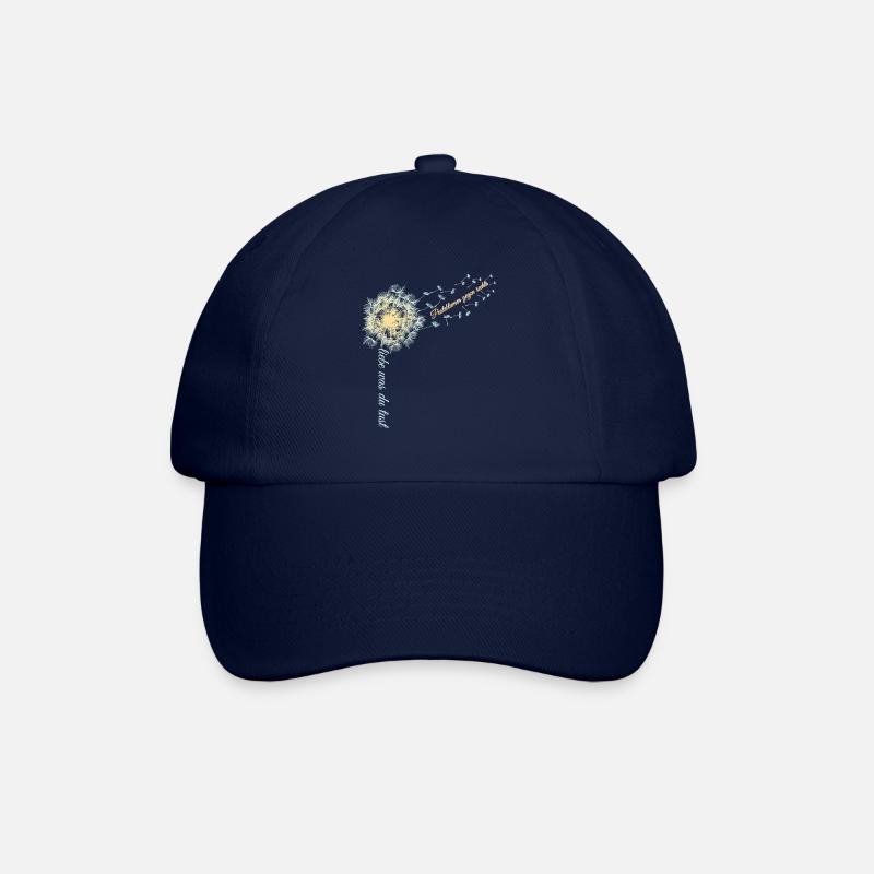 Pusteblumen gegen rechts - Baseballkappe - Blau/Blau