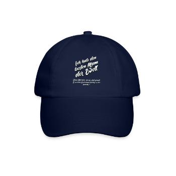 Ich habe den besten Mann der Welt - Baseballkappe - Blau/Blau - Vorne