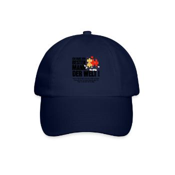 Ich habe den besten Mann der Welt - Baseballkappe - Blau/Blau - Vorne