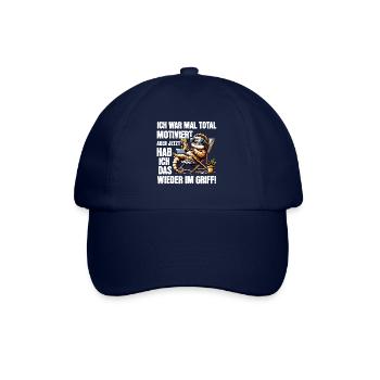 Sloth stays lazy I used to be totally motivated - Baseball Cap - blue/blue - Front