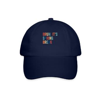 Bruh, c’est les vacances de printemps, les garçons, les adolescents, le ven - Casquette classique - bleu/bleu - Devant