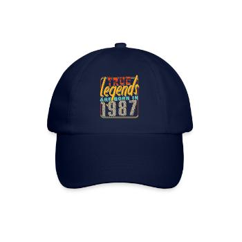 True legends are born in 1987 Vintage anniversaire - Casquette classique - bleu/bleu - Devant