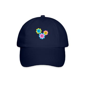 Flowers Flower Blossoms Spring Summer Summertime - Baseball Cap - blue/blue - Front
