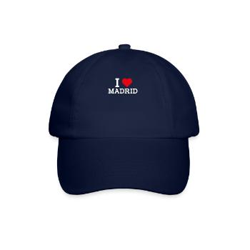 I Love Madrid Heart Flag I Love Wrong Flag Lover - Casquette classique - bleu/bleu - Devant