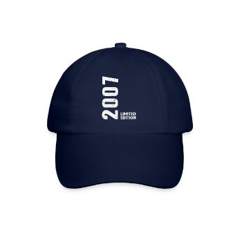 18 Years 2007 Birthday Gift - Baseball Cap - blue/blue - Front