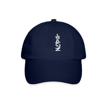 No Kings in America since 1776 Schrift vertikal - Baseballkappe - Blau/Blau - Vorne