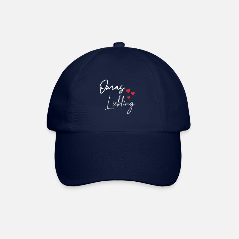 Omas Liebling Spruch - Baseballkappe - Blau/Blau