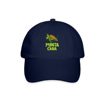 Punta Cana-Sea Turtle Illustration Gift - Baseball Cap - blue/blue - Front