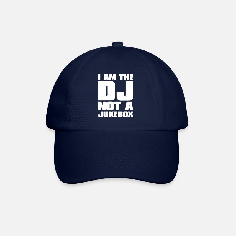 DJ - I am the DJ not a jukebox - Baseballkappe - Blau/Blau