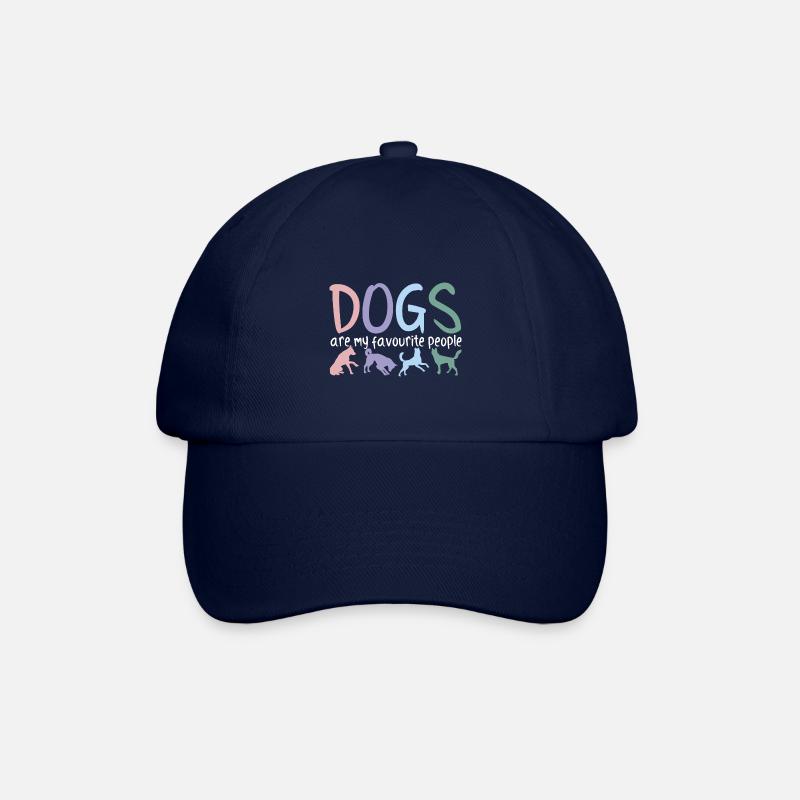 Hunde Spruch Shirt Geschenkidee - Baseballkappe - Blau/Blau