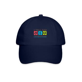 Groovy Hippie Dad - Je raconte des blagues à papa périodiquement - Casquette classique - bleu/bleu - Devant