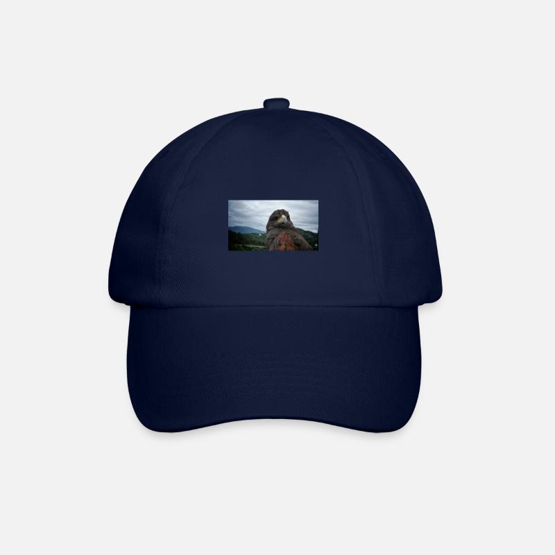 Steinadler auf bergiger Landschaft - Baseballkappe - Blau/Blau