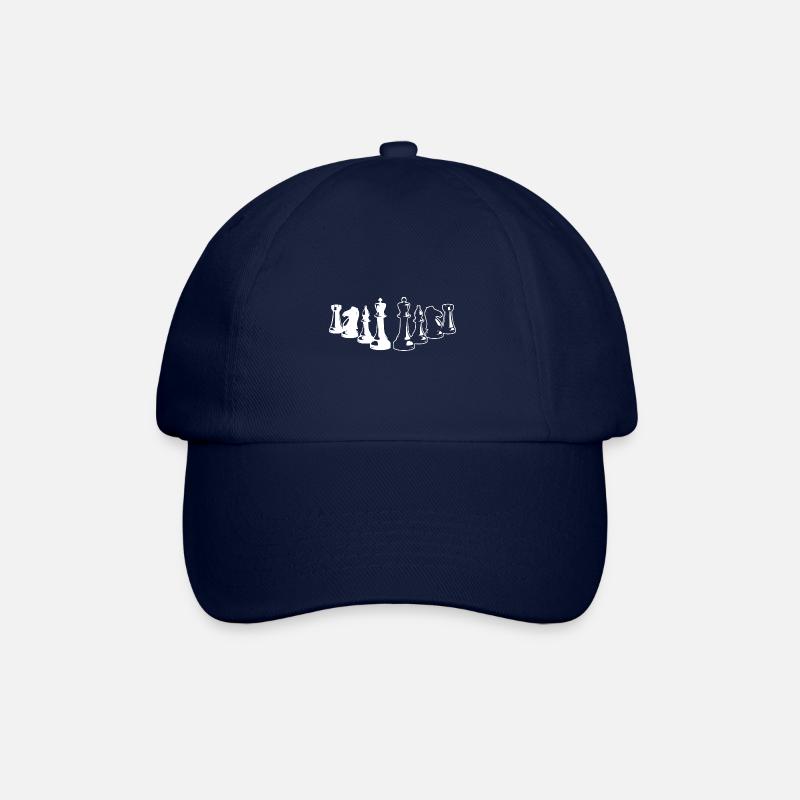 Chess Chess Players Chess Pieces - Baseball Cap - blue/blue