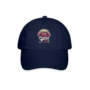 Original December 1974 48th birthday gift - Baseball Cap - blue/blue - Front