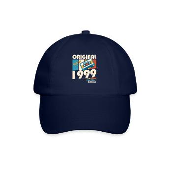 24e anniversaire novembre Vintage 1999 cassette - Casquette classique - bleu/bleu - Devant