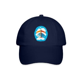 4WingOrangeBlue - Baseball Cap - blue/blue - Front