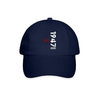 77th Birthday Original July 1947 Born 1947 - Baseball Cap - blue/blue - Front