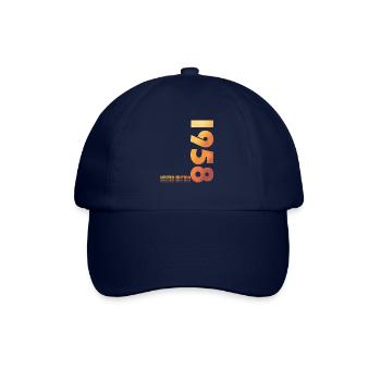 Original 1958 Vintage 1958 Birthday 1958 - Baseball Cap - blue/blue - Front