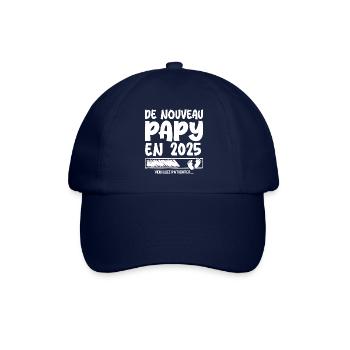 2025 wieder Opa - Baseballkappe - Blau/Blau - Vorne