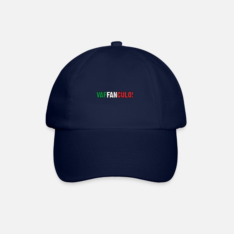 Italien Italiener Vaffanculo - Baseballkappe - Blau/Blau