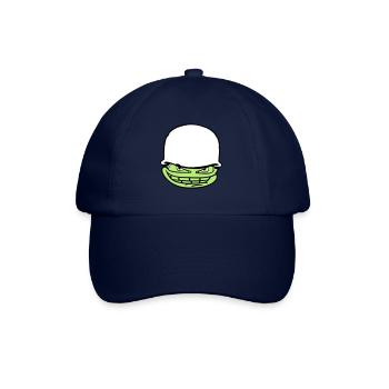 visage tête soldat camouflage guerre armée armée ve - Casquette classique - bleu/bleu - Devant