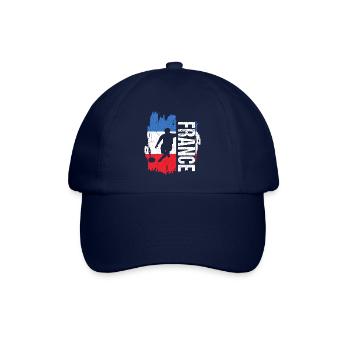 France équipe de football cadeau pour footballeur - Casquette classique - bleu/bleu - Devant