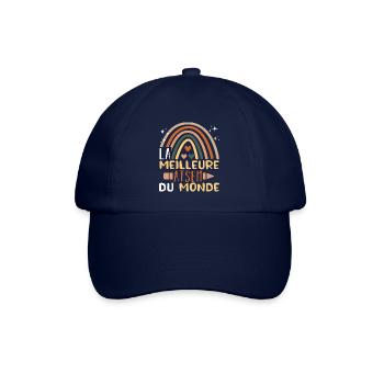 Meilleure atsem cadeau merci atsem arc en ciel - Casquette classique - bleu/bleu - Devant