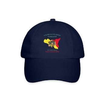 Sizilianer Italien Insel Mittelmeer Urlaub Reise - Baseballkappe - Blau/Blau - Vorne