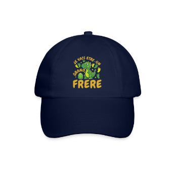 Futur Grand Frère Annonce Naissance Dinosaure - Casquette classique - bleu/bleu - Devant
