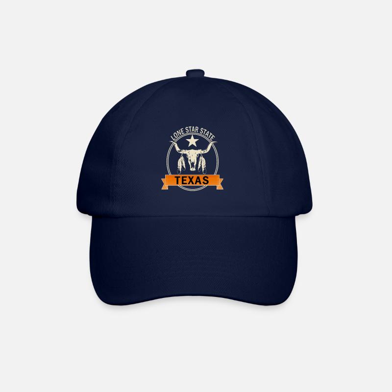 TEXAS - Baseballkappe - Blau/Blau