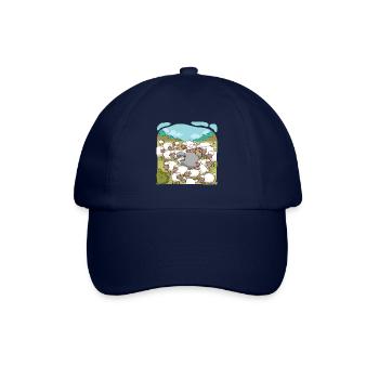 Wolf in sheep's clothing - Baseball Cap - blue/blue - Front