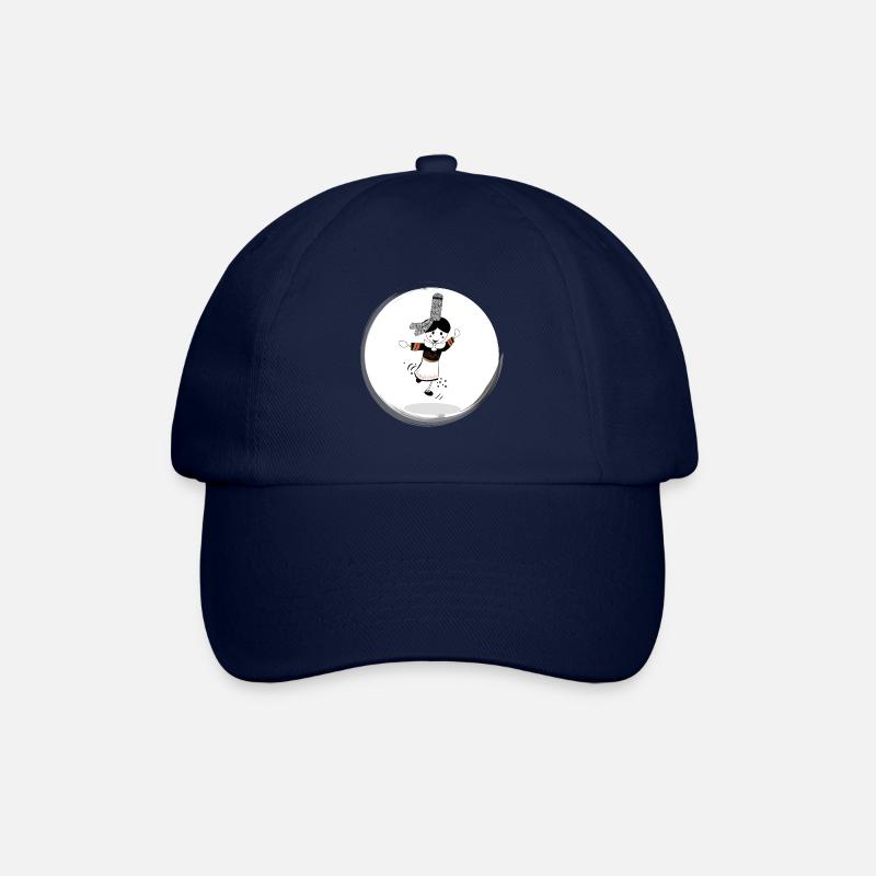breton gift - Baseball Cap - blue/blue