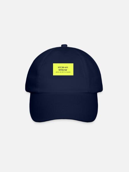 Millionär - Baseballkappe - Blau/Blau