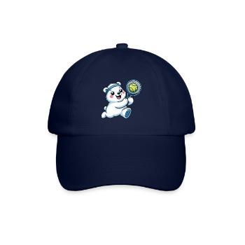 Joueur de tennis Polar Bear - Humour amusant sur le - Casquette classique - bleu/bleu - Devant