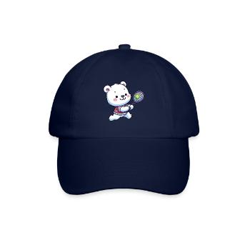 Joueur de tennis Polar Bear - Humour amusant sur le - Casquette classique - bleu/bleu - Devant