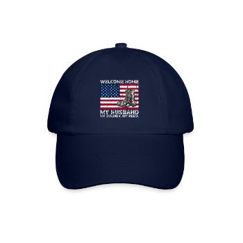welcome home my husband my soldier my hero - Casquette classique - bleu/bleu - Devant