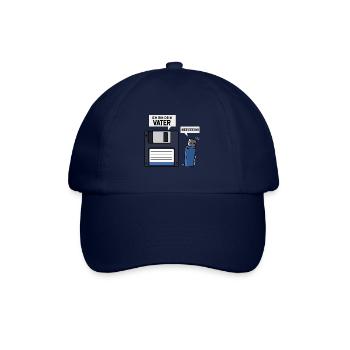 Ich Bin Dein Vater Diskette USB Stick - Baseballkappe - Blau/Blau - Vorne