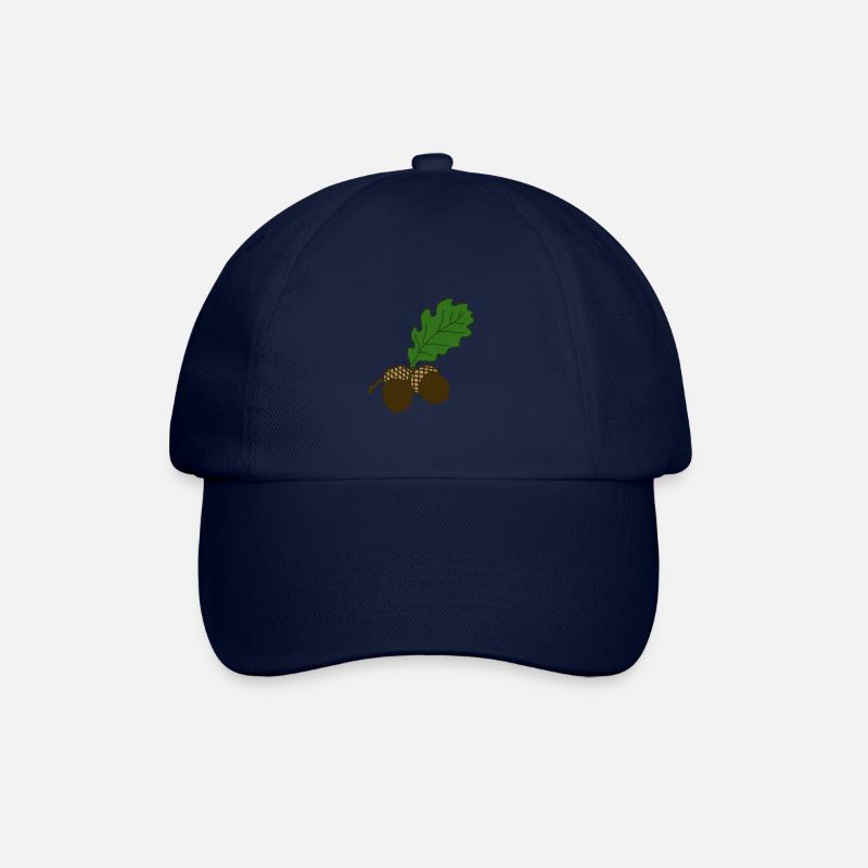 Eichel farbig - Baseballkappe - Blau/Blau