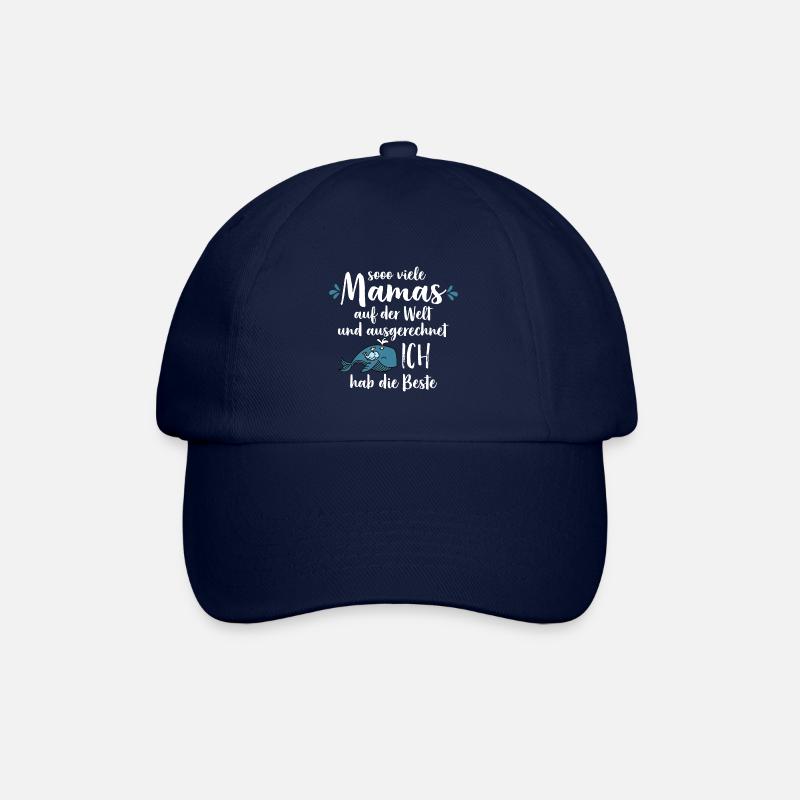 So viele Mamas auf der Welt Muttertag Geschenk - Baseballkappe - Blau/Blau