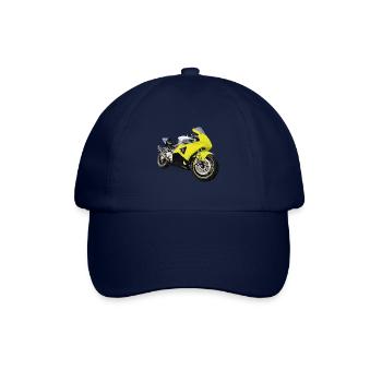 Track Day Bike - Baseball Cap - blue/blue - Front