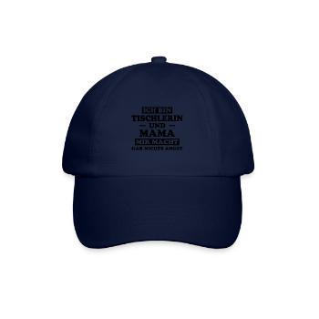 Tischlerin Spruch Schreinerin Tischlerin Geschenk - Baseballkappe - Blau/Blau - Vorne