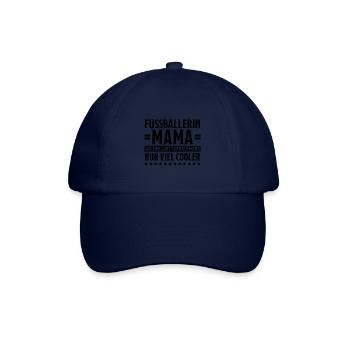 Fußballerin Spruch Lustiges Fußballerin Geschenk - Baseballkappe - Blau/Blau - Vorne