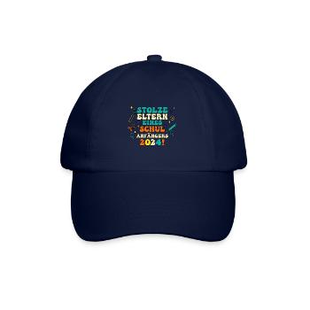 Eltern Schulkind Grundschule Erste Klasse Einschul - Baseballkappe - Blau/Blau - Vorne