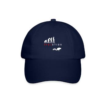 Diving LOVE Evolution as a gift - Baseball Cap - blue/blue - Front